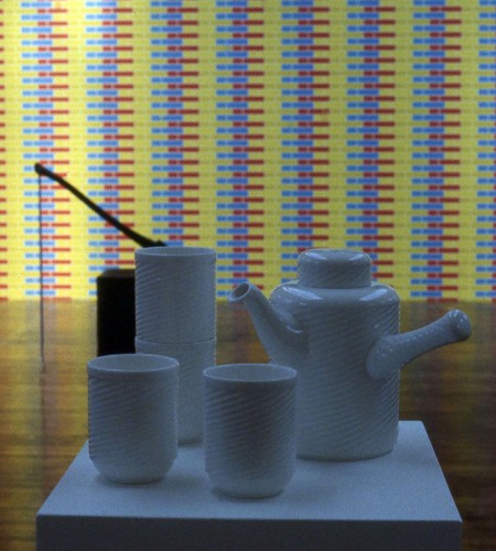 Cocoa Set, installation at ‘In the Midst of Things’ exhibition, 1999