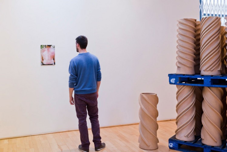 ‘Man’s Back’ installation at Bay Art Gallery 2011