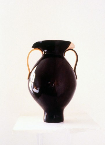 ‘Untitled’, 1988, clay, wood, paint, 28.5 x 14.5 x 12cm
