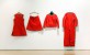 ‘Workwear’ Prototypes, fabric, button, 2011, installation at Bay Art Gallery, Cardiff, 2011