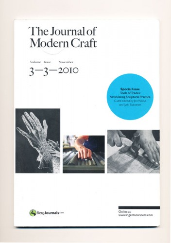 The Journal of Modern Craft, Vol 3 Issue 3 November 2010