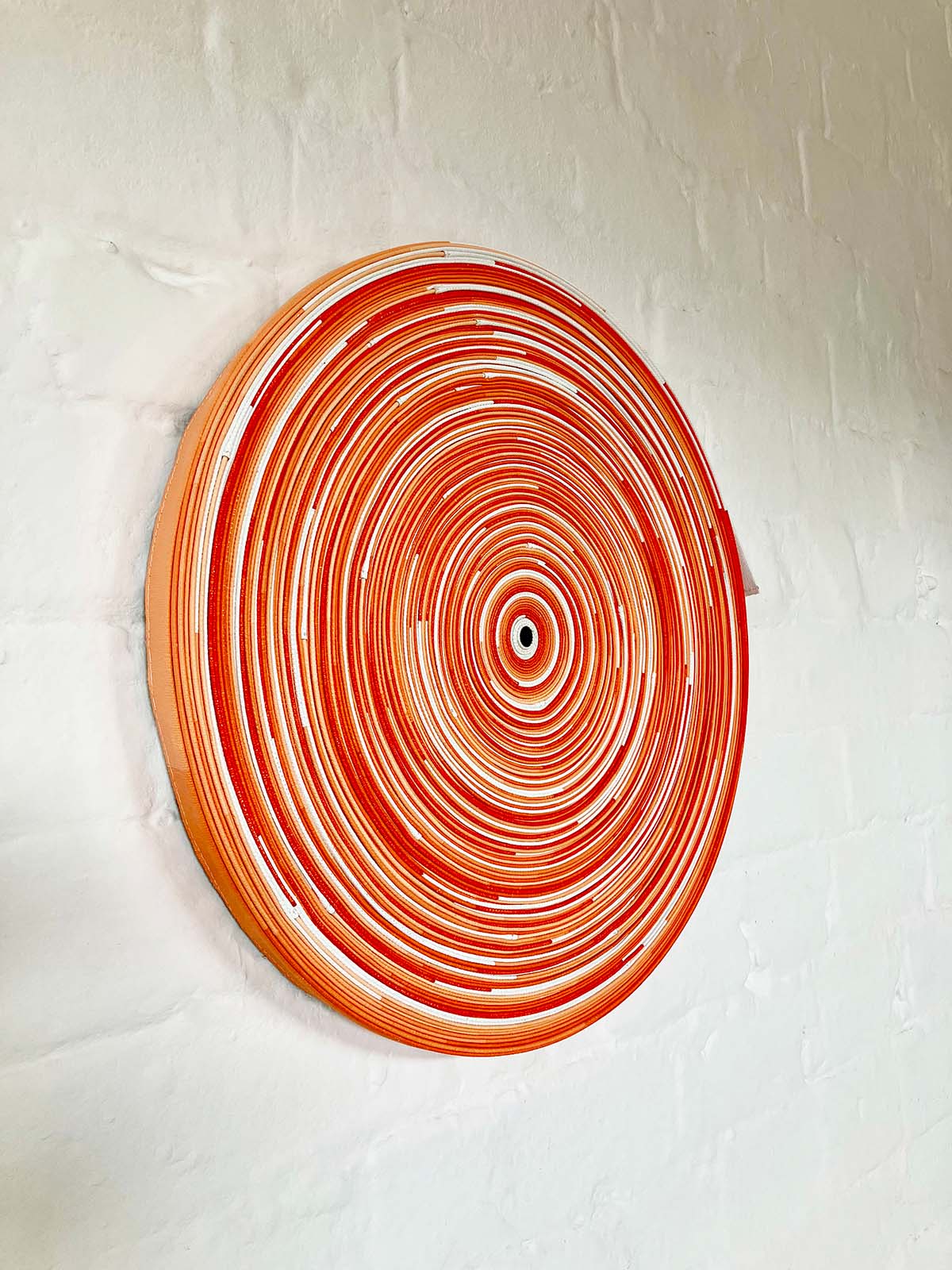 Small Painted Object II, 2024, Canvas, acrylic paint, acrylic dowel